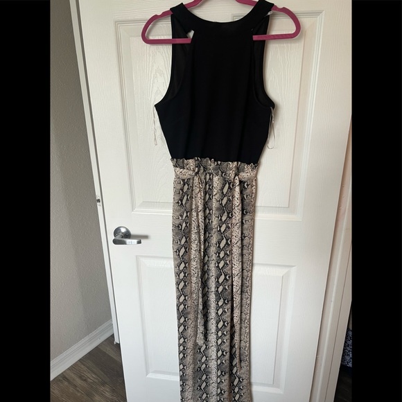 Snake print Jumpsuit Size M/L - Picture 1 of 3